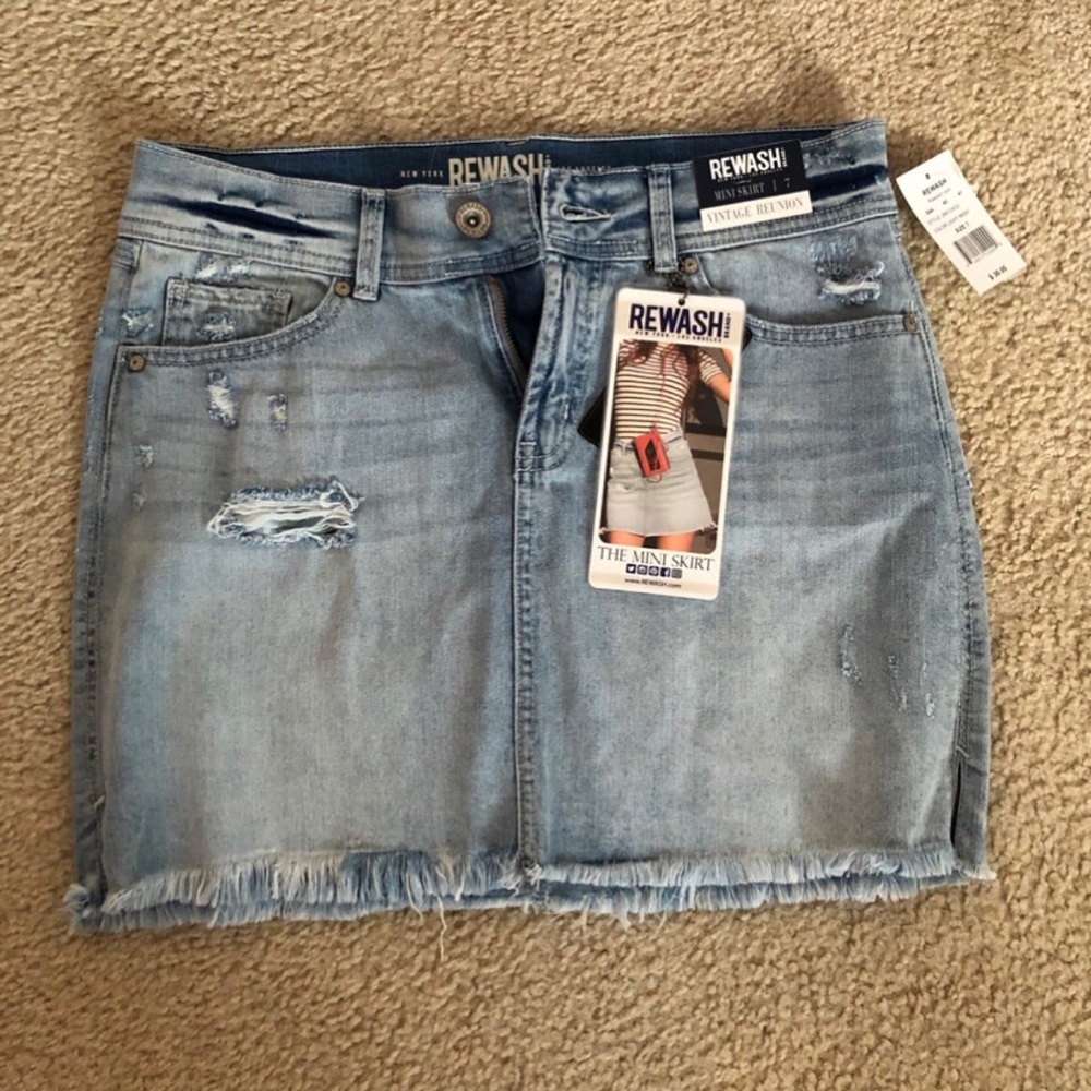 jean skirt